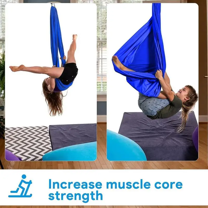 Sensory Swing Kids Sensory Swing Chair Hammock Multi-Functional Portable Calming Adjustable Game for Relaxation Bedrooms