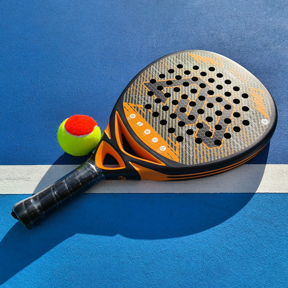 

Beach Tennis Paddle Racket Padel Racket KEVLAR Surface With EVA Memory Foam Core Tennis Padel High-quality