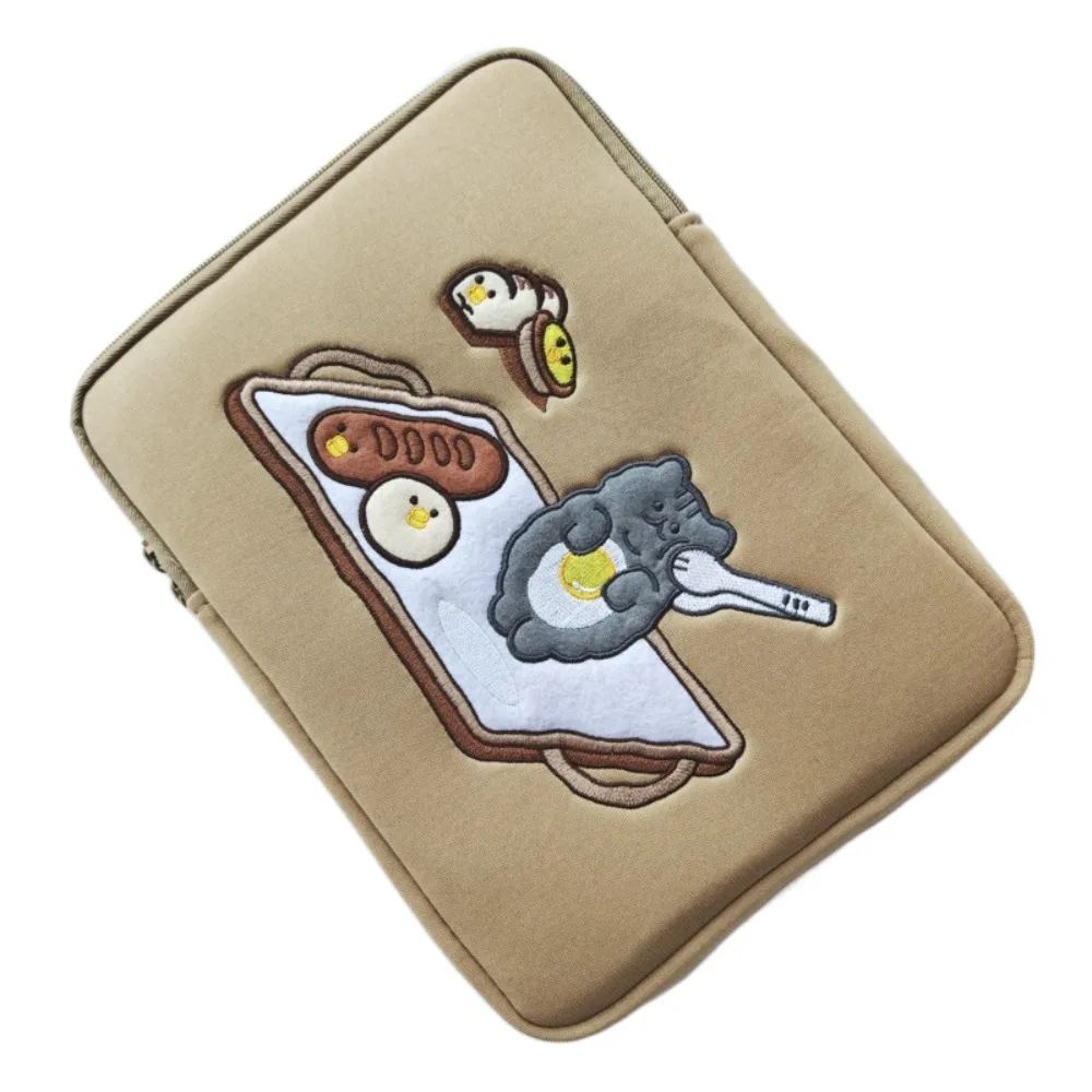

11 Inch Tablet Sleeve Bag Cartoon Protective Laptop Bag Soft Plush Inner Bag Tablet Case Cover for iPad Air/Samsung/Xiaomi