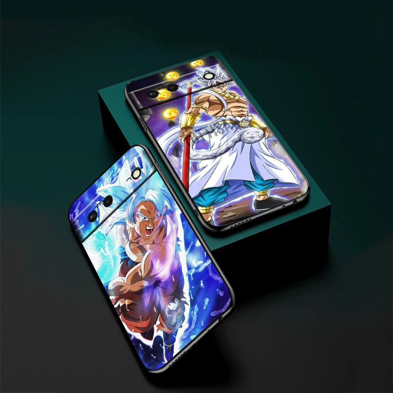 G-Goku D-Dragon Ball Z Art Phone Case For Google Pixel 8 7 6 Pro 6A 5A 5 4 4A XL 5G Black Shell Soft Cover Fundas Coque Capa