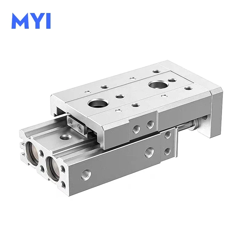 HLH MXS Series Pneumatic Linear Air Slide Table Cylinder Bore 6/8/12/16/20/25mm 10 20 30 40 50 75 100mm Stroke MXS25-150 MXS25-1