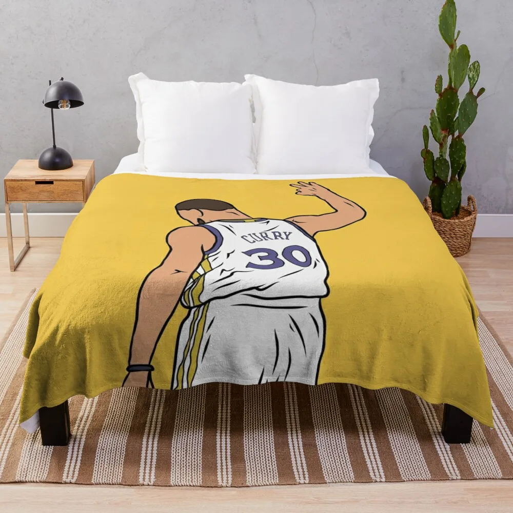 

Steph 3 Point Celebration Throw Blanket Softest Hair Decoratives Blankets