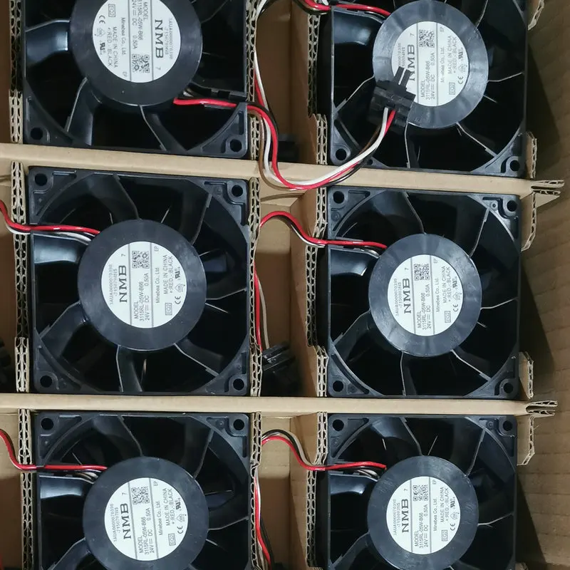 8CM 8038 24V 0.5A 3115RL-05W-B66 4Lines Cooling fan HZDO