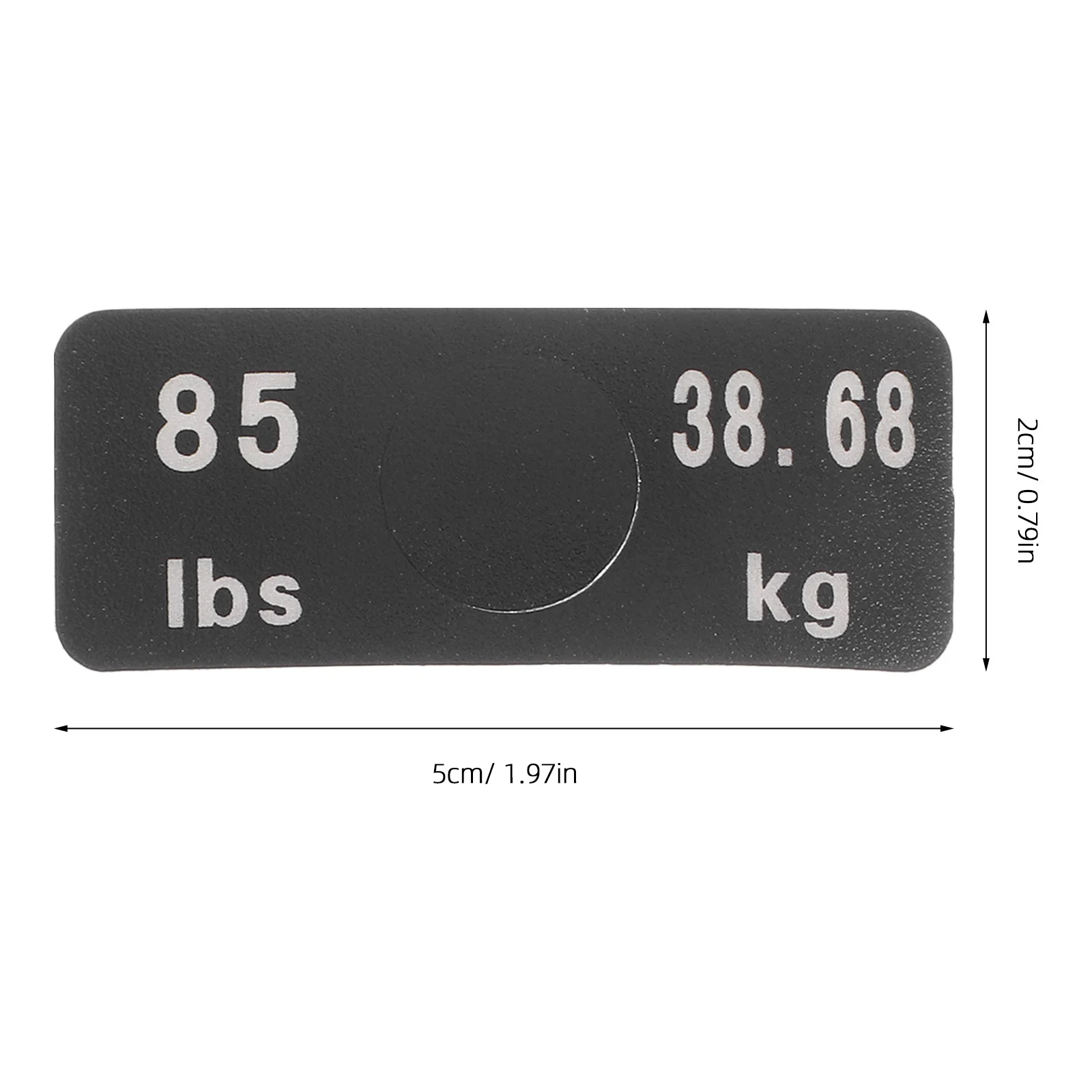 Gym Equipment Stickers Weight Label Stickers for Sorting and Identifying Weights on Gym Tools Multipurpose Weight Sticker Labels