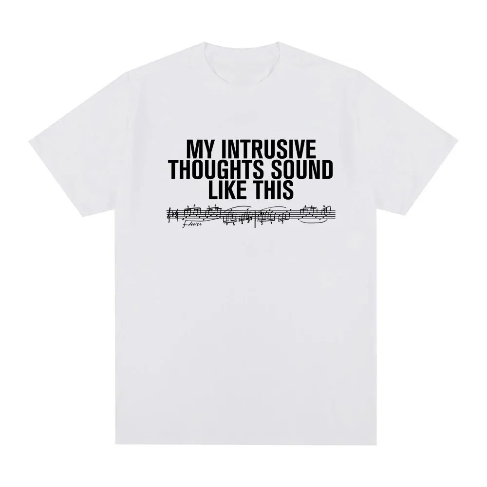 INTRUSIVE THOUGHTS BABY TEE 2026 new style ROSALIA Same As Official Website High Quality Tee-shirt 100%Cotton Soft Round Neck