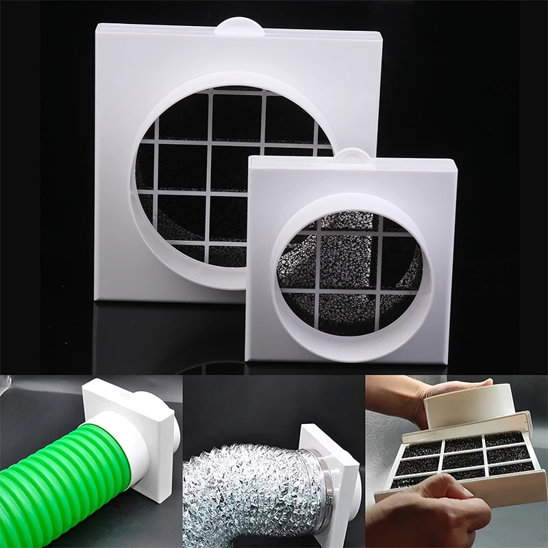 

User Friendly Washable Duct Air Filter For PVC And PE Pipes Reusable Sponge Net Supporting Efficient Ventilation 110MM 160MM