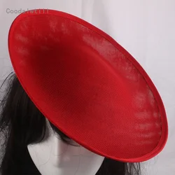 Formal dress wedding fascinator base 30 CM for women fashion headpiece mesh DIY hair accessories cocktail derby big millinery