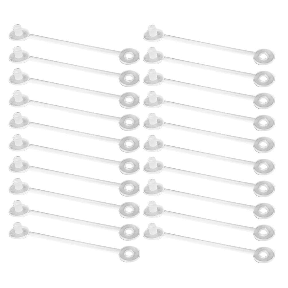 

150Pcs Clear Lock Fasteners Retail Tag Holders Merchandise Security Loops for Clothing Shoes Bags Label Holders