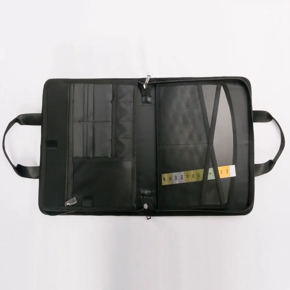 

Fireproof File Organizer 13 Pocket Colorful Tabs Document Organizer Large Capacity Zipper Closure Accordion Folder Base