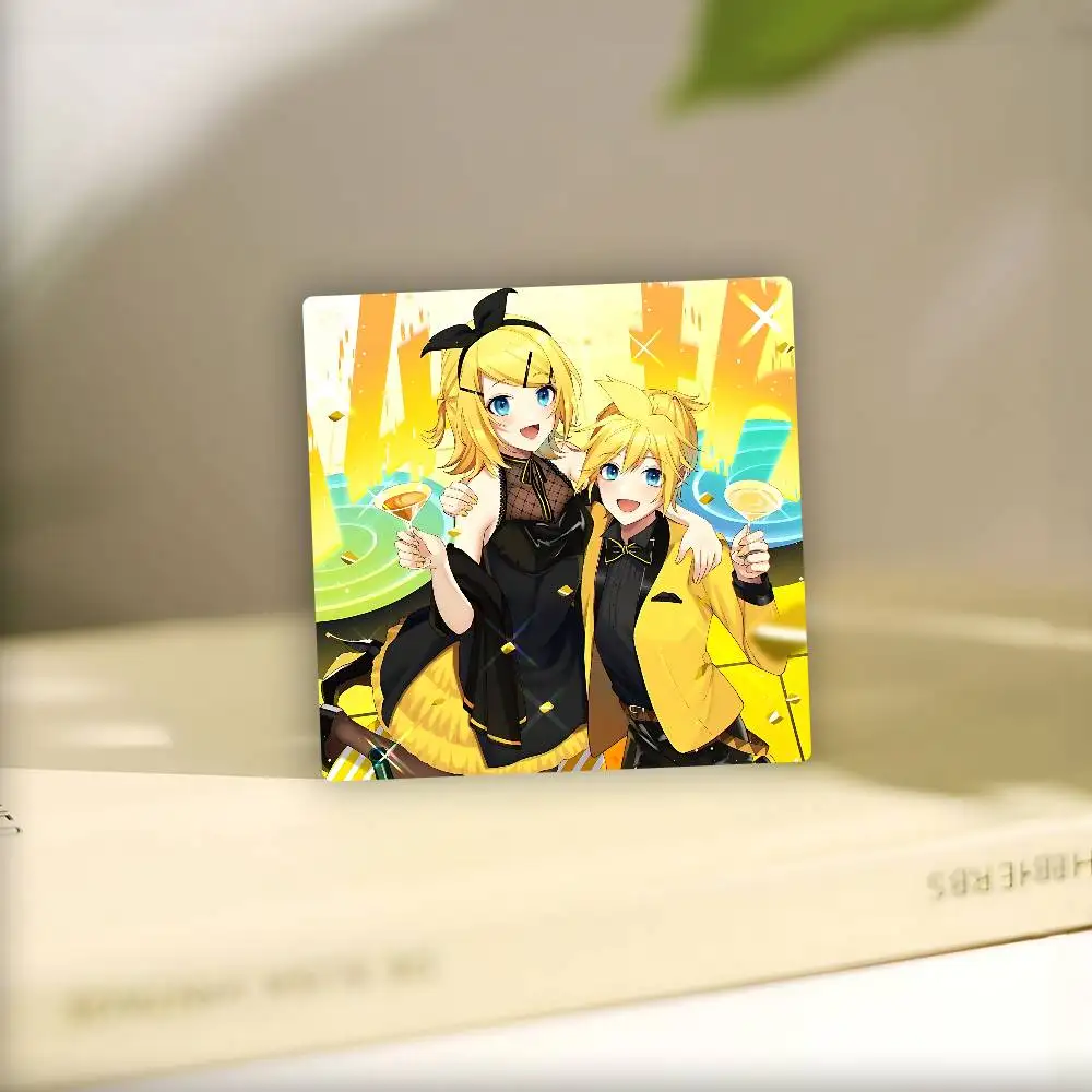 Кагаминес аниме Рин Ленс фоторамка фото магниты на холодильник магнитные наклейки на холодильник семья друзья дети подарки для домашних животных