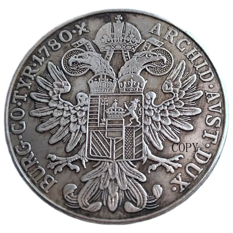 Австрийские посеребренные копировальные монеты 1780