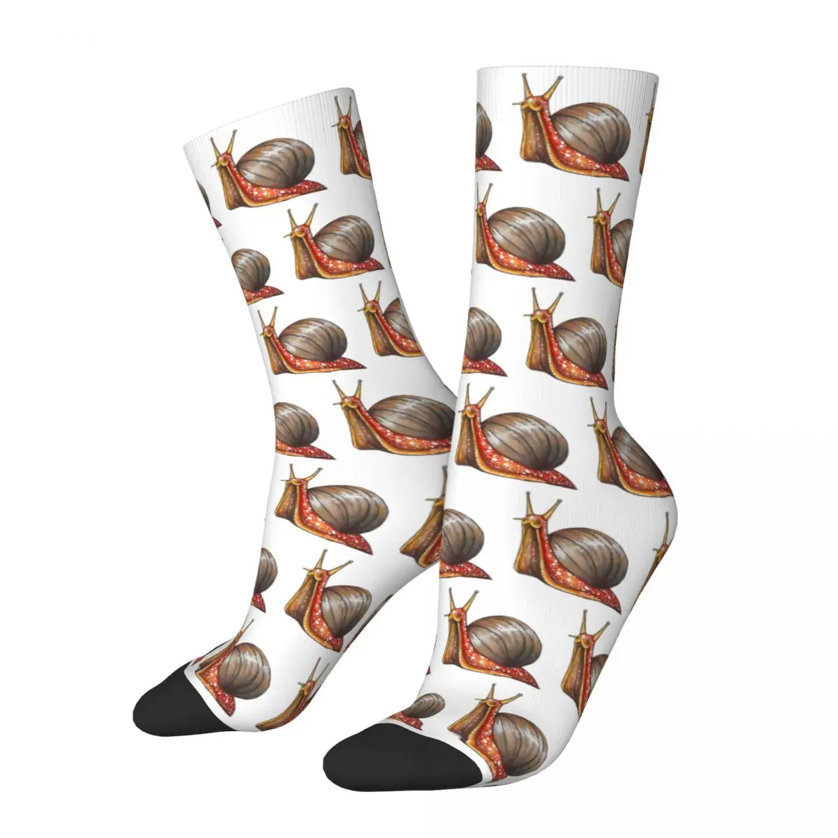 Snailed It! Snail Socks Harajuku High Quality Stockings All Season Long Socks Accessories for Man's Woman's Gifts