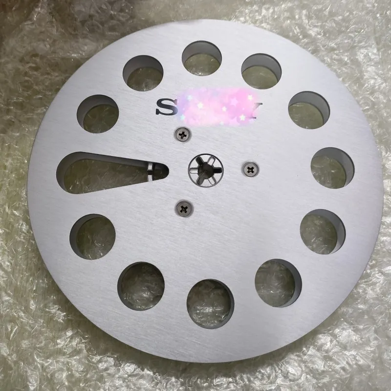 7inch open reel tape empty aluminum reel tape s logo