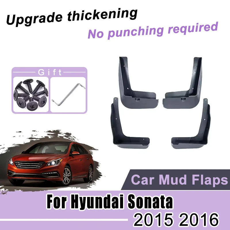 

Car Mudguard for Hyundai Sonata ECO SE 2015 2016 I45 LF Mud Flaps Guards Splash Flap Anti-splash Fender Auto Accessories Wheels