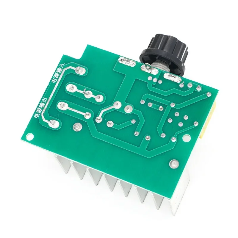 4000W 0-220V AC SCR Electric Voltage Regulator Motor Speed Controller Dimmers Dimming Speed With Temperature Insurance