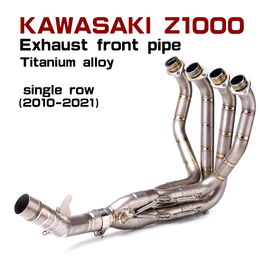 For Kawasaki Z1000 System Escape Slip On 51MM Front Tube Link Pipe Connect Original full Motorcycle Exhaust System