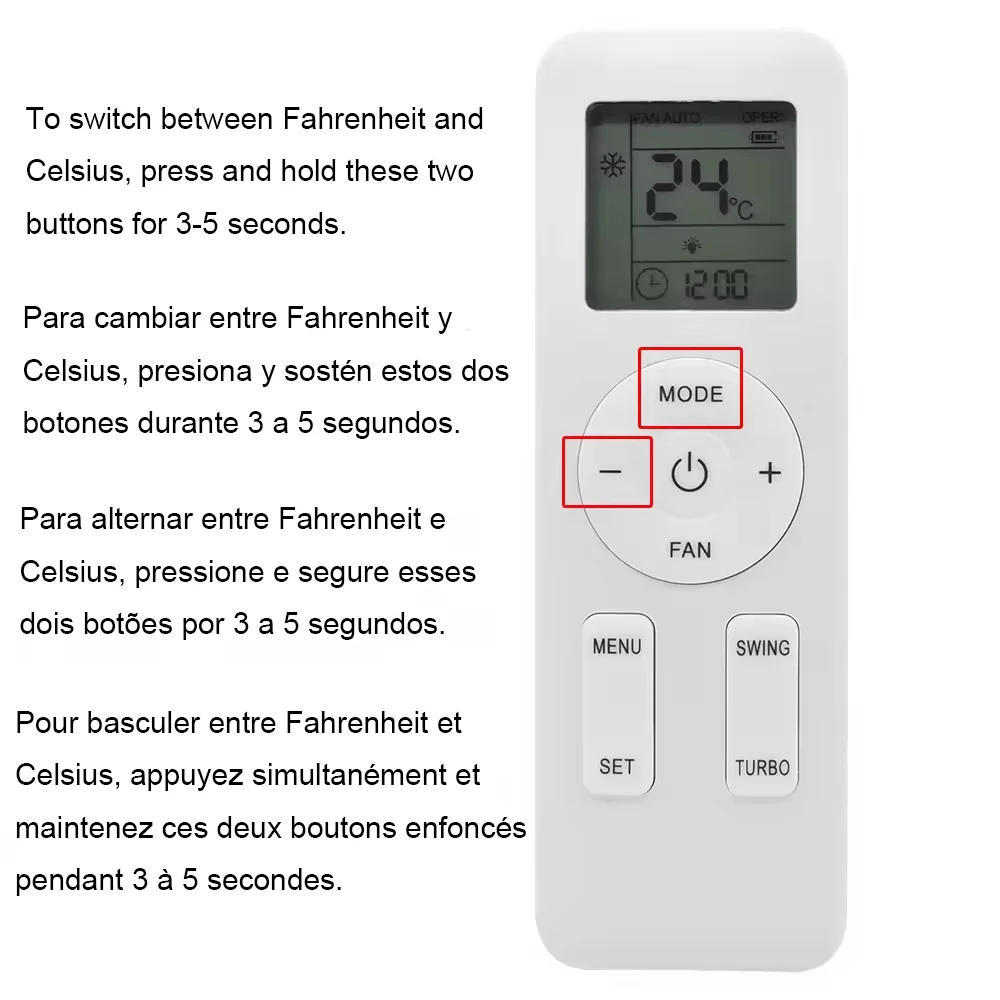 New Replace YAY1FF AC Remote Control Fit For GREE Air Conditioner YAY1F1 YAY1F2 GWC12AAC-D3NNA1D/I GWC18AAD-D3NNA1D/I