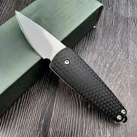 High-Hardness Cutting Rescue 7086 Folding Knife Camping  Hunting Multi-Function Tool 8Cr13MoV Blade Nylon Glass Fiber Handle