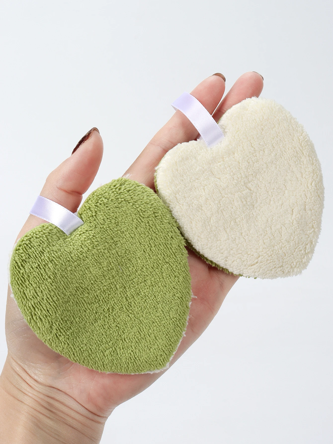 6 قطع من وسادات تنظيف الوجه وإزالة المكياج، وسادات إزالة المكياج قابلة لإعادة الاستخدام على الوجهين وقابلة للغسل، مناسبة لجميع أنواع البشرة #3