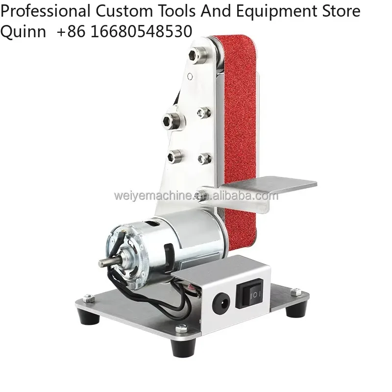 

Настольный электрический полировальный станок FzSurface Grinder для дома, шлифовальный станок с медной проволокой, ленточная шлифовальная машина, точилка для ножей