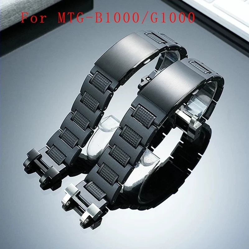 Lightweight Plastic Steel Wristband Modified Accessories For Casio MTG-B1000 MTG-G1000 5544 Watch