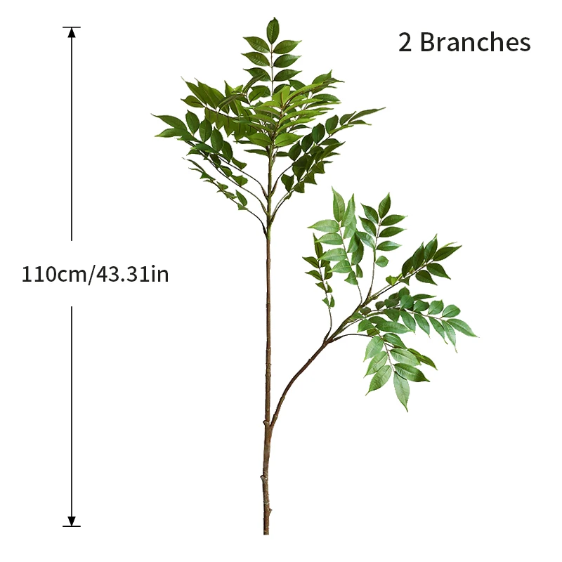 76-140 cm künstlicher Gummibaum, künstliche Banyan-Pflanzen, Plastik-Ficus-Blätter, tropischer Ficus-Zweig für Haus- und Gartendekoration – Detail 8