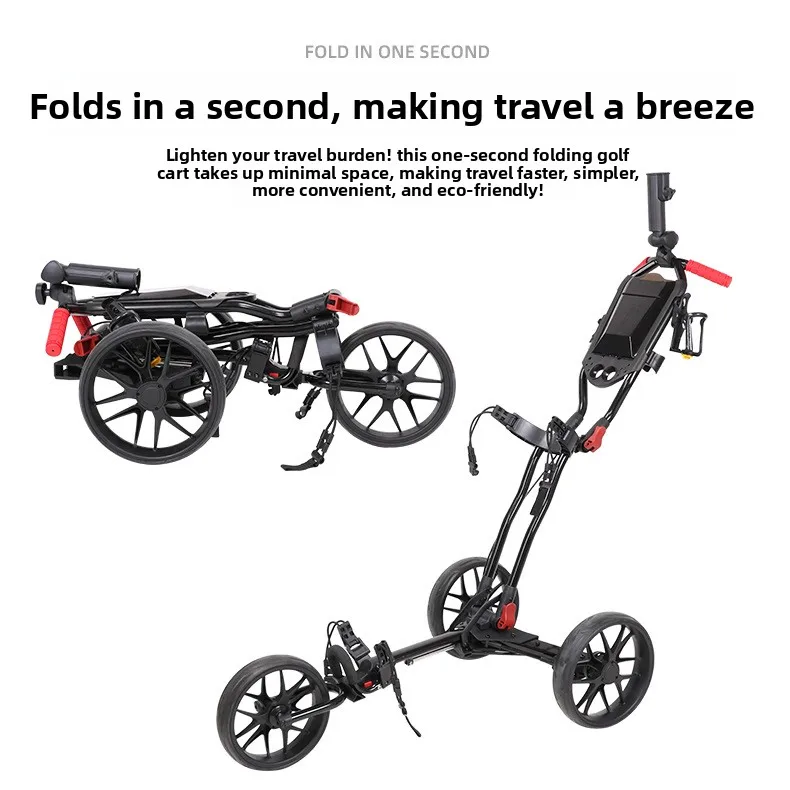 Manufacturer Golf Cart, Foldable With Umbrella Frame Scoring Version Ball Chartered Car, Course Pull Chartered Car