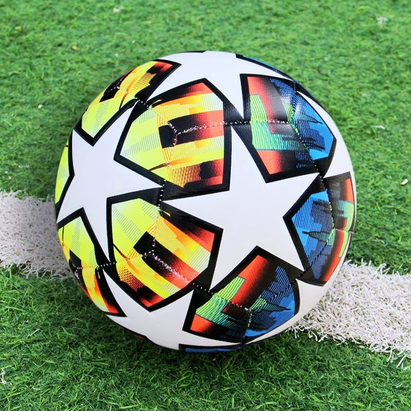 Tamanho padrão 5 futebol adulto juventude profissional ao ar livre esportes jogo bolas treinamento sem costura material do plutônio de alta qualidade