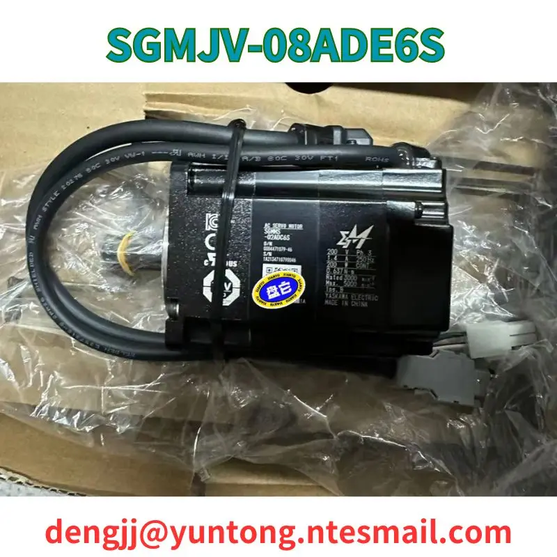 

The new SGMJV-08ADE6S motor has been tested to be intact and shipped quickly