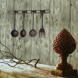 American Rural cast iron craft tableware wall decoration courtyard home Pendant