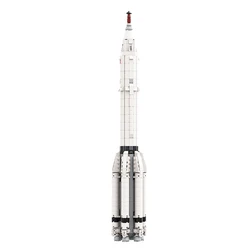 Gobricks Building Blocks MOC-102952 Proton K [1:110 Saturn V scale] with LK-1 Circumlunar Space Craft Juguetes Educational Toys