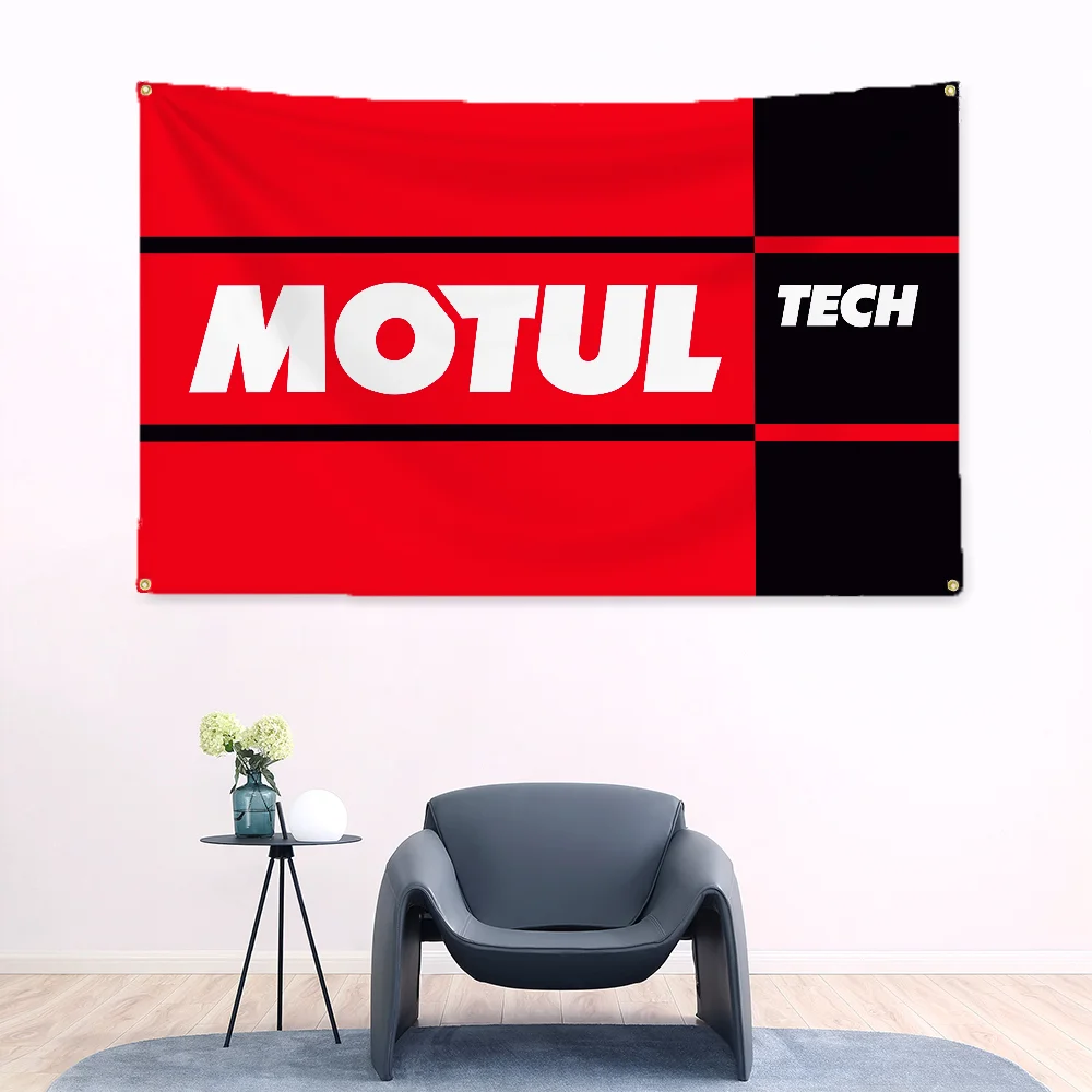 Motul Decor Garage Tapestry Flag to Hang Wallart Flags for Bedrooms Home Decoration Outdoor Garden Fall Banners Accessories