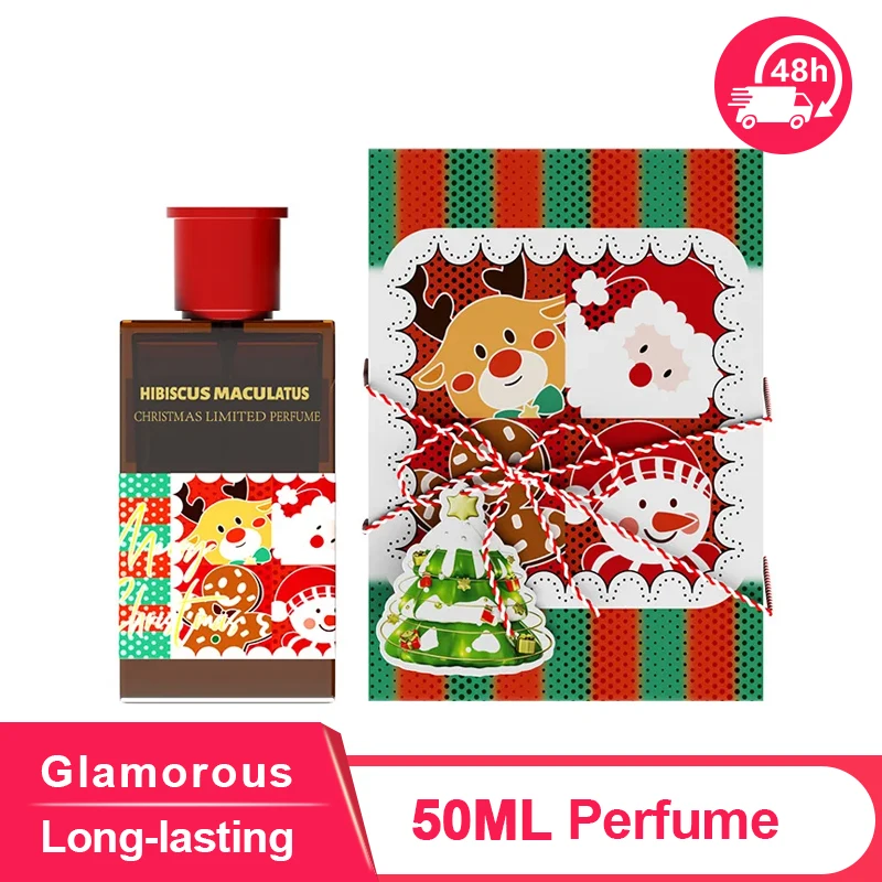 50ML momento de pan de jengibre Perfume Neutral Natural Perfume fresco de larga duración mujer Eau de Toilette Spray corporal nicho regalo de Navidad