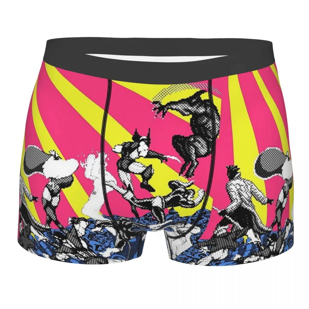 NOFX-MEN Men Boxer Briefs Punk Rock Band Highly Breathable Underwear High Quality Print Shorts Gift Idea