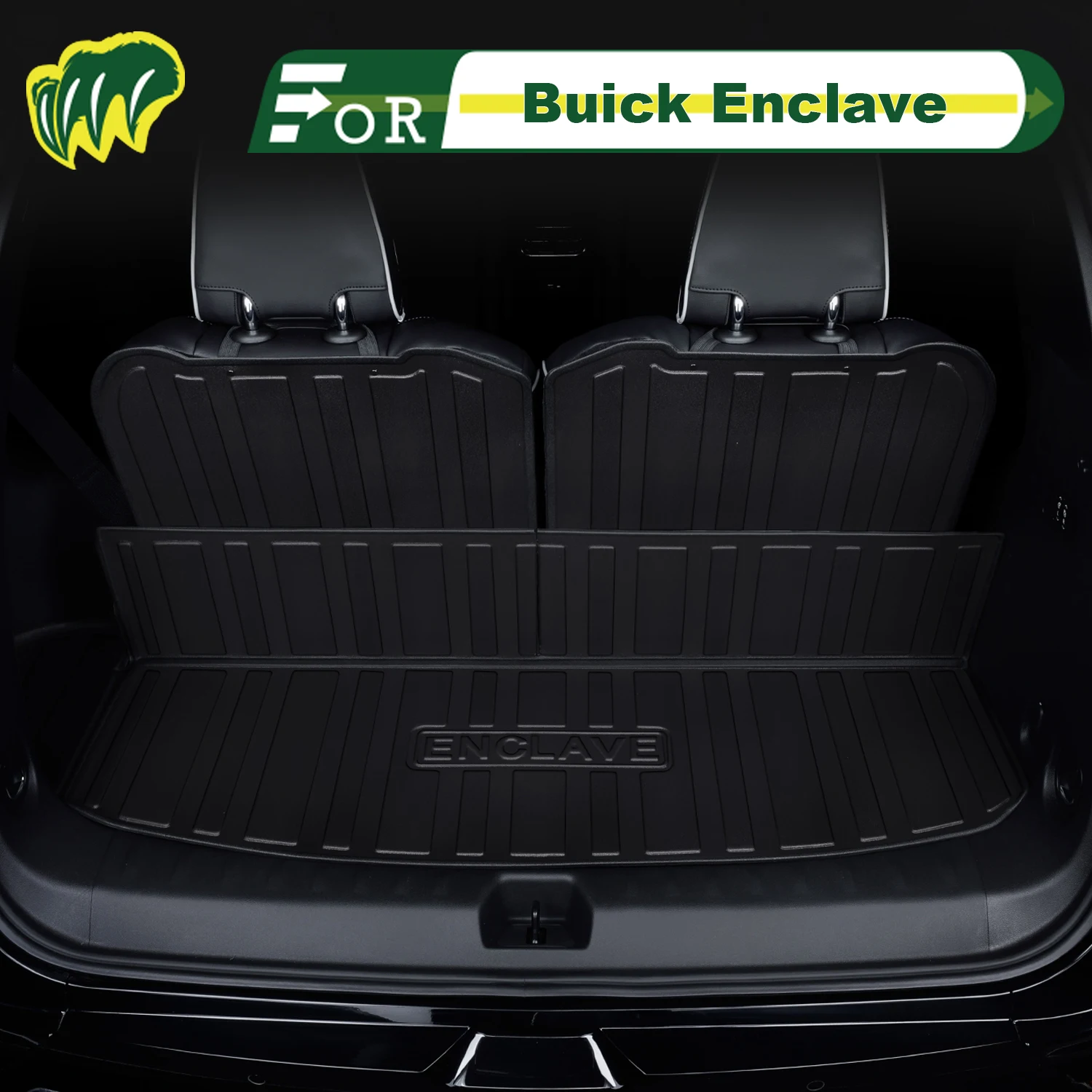 

Для Buick Enclave 2020-2025 TPE индивидуальный коврик для багажника автомобиля всесезонный коврик для багажника 3D-образный коврик для багажника защитный коврик для спинки стула
