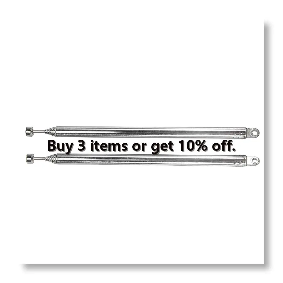 ✤2PCS 7 Section AM Radio, FM, TV Expansion Antenna Aerial 66CM Long
