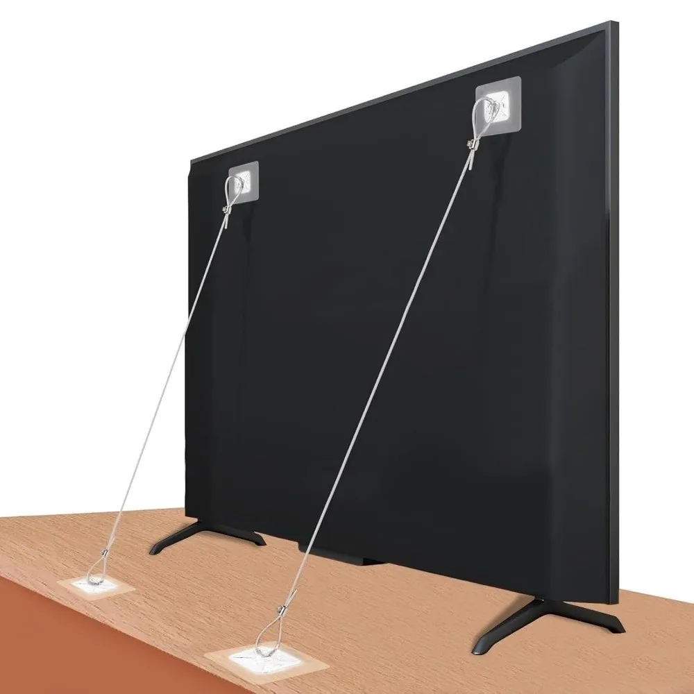 

Anti-Tip TV Safety Strap Premium Adjustable Anti-Tip Furniture Fastening Kit Easy Install Childproof