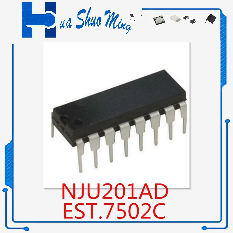 10Pcs/Lot   EST.7502C EST7502C NJU201AD DIP16