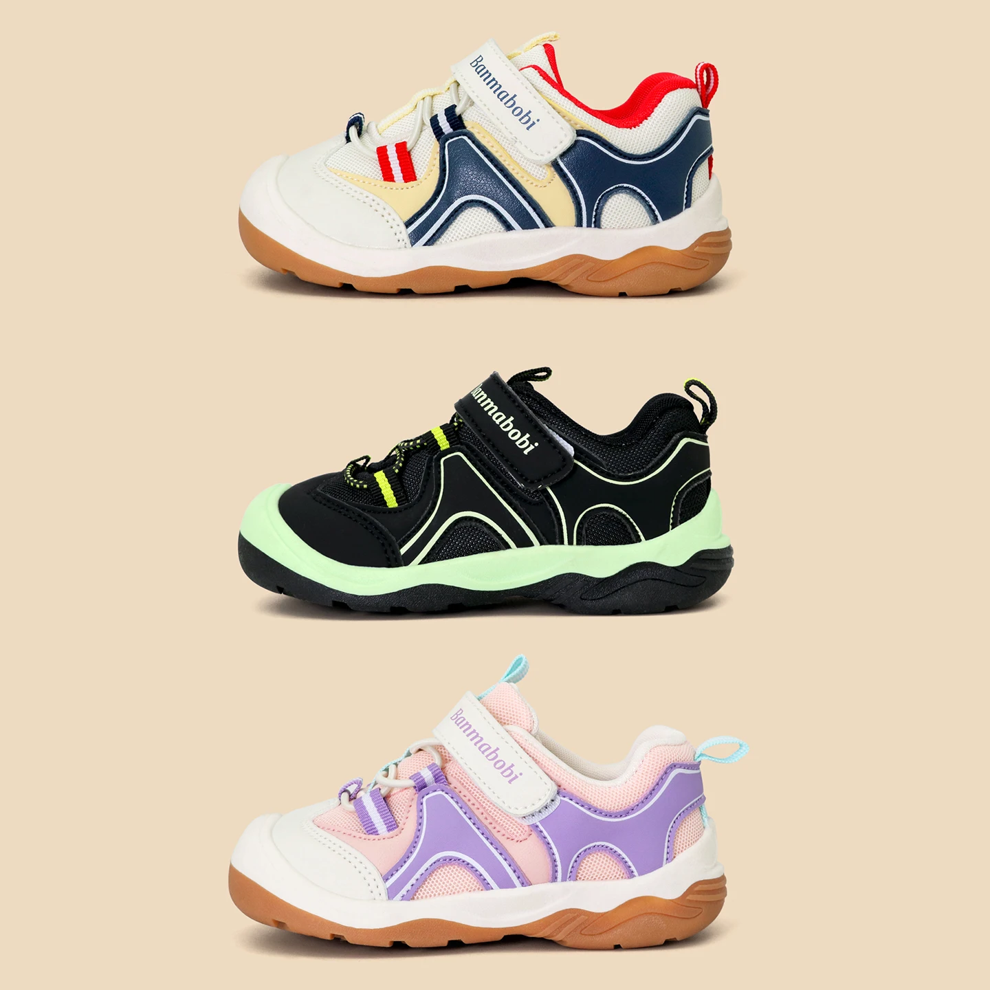 Spring And Autumn Kids Unisex Sneaker Shoes For 1-6 Years Old High Quality Children Casual Sneaker Comfortable Anti-slip Outsole