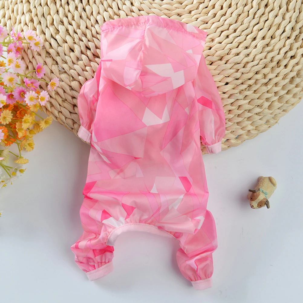 

Ultra-Thin Lightweight Pet Sun Protection Vest For Small Dogs Cats Breathable Comfortable Easy Wear Hooded Sunscreen Apparel