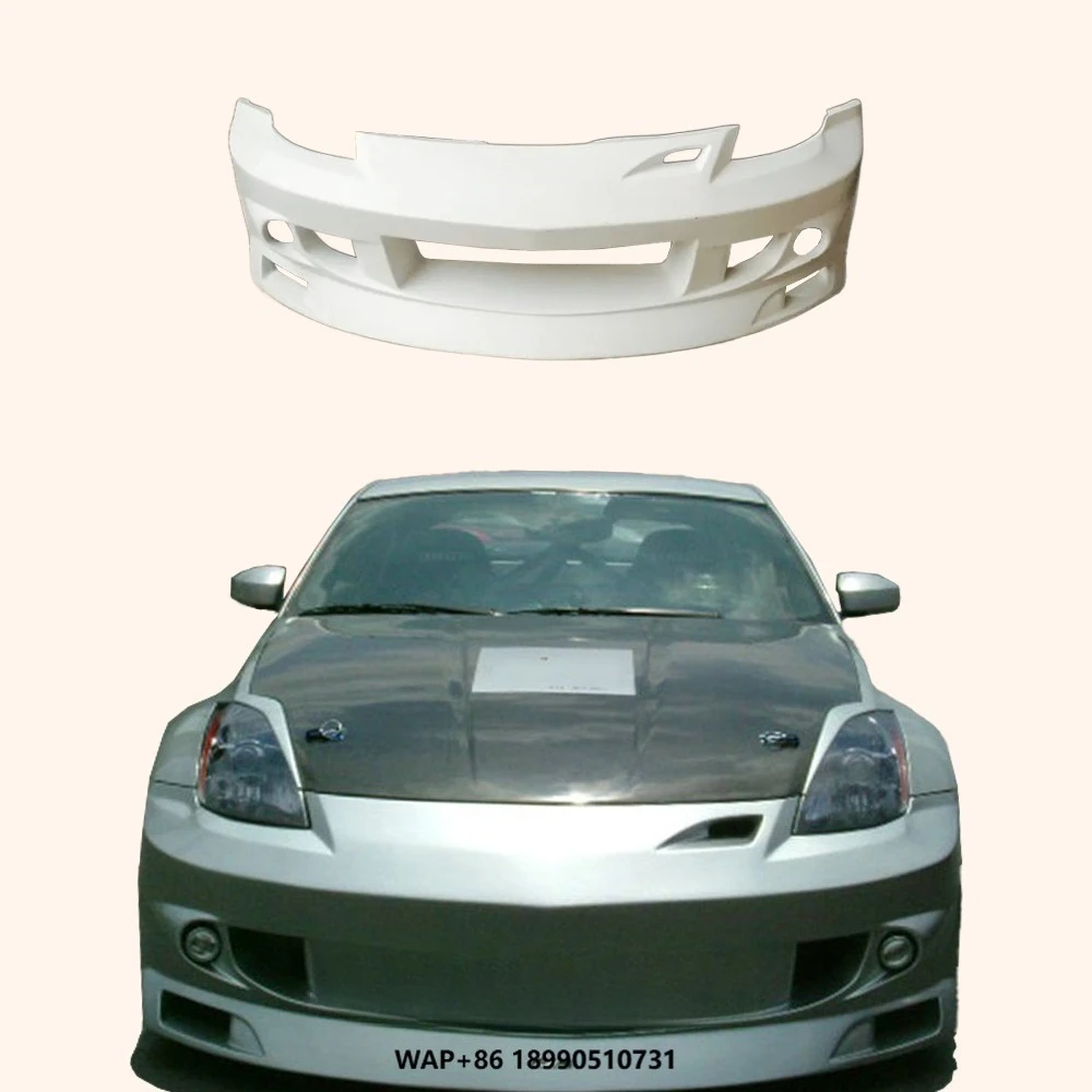 

Car Body Kit Front Bumper Guard for Nissan 2003-08 Z33 350Z JP Style Fiberglass FRP Unpaint Front Bumper