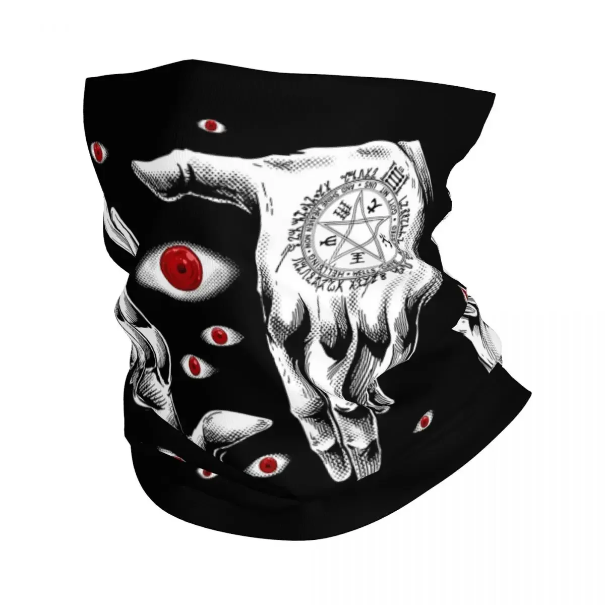 Alucard Hellsing Manga Bandana Neck Gaiter Printed Wrap Scarf Warm Headband Running Unisex Adult Windproof