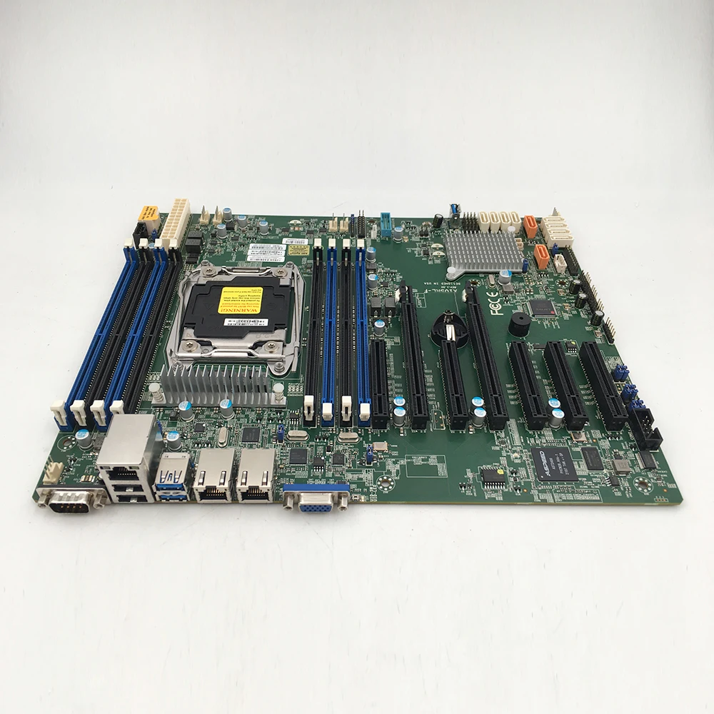 For Supermicro Industrial Package Motherboard LGA2011 E5-1600/2600 V3/V4 Family DDR4 ECC 7 PCI-E Slots X10SRL-F