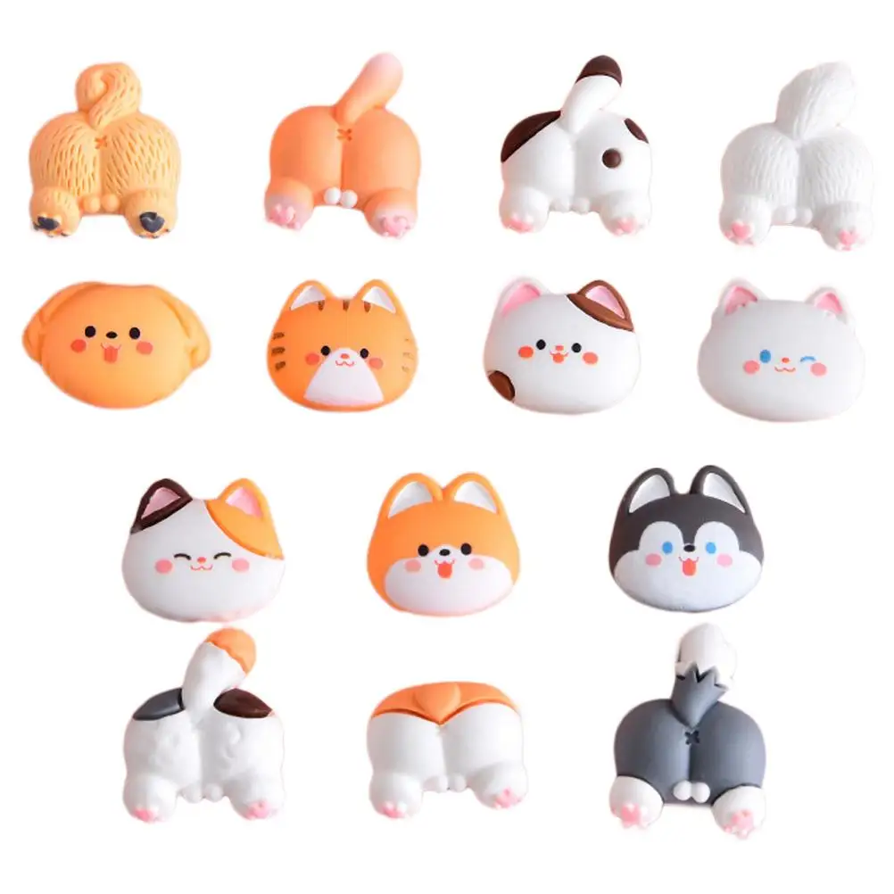 

14 Pcs Materials Set Resin Cartoon Charms Phone Case Decorations Flat Back Figurines Adornments Jewelry Accessories Craft