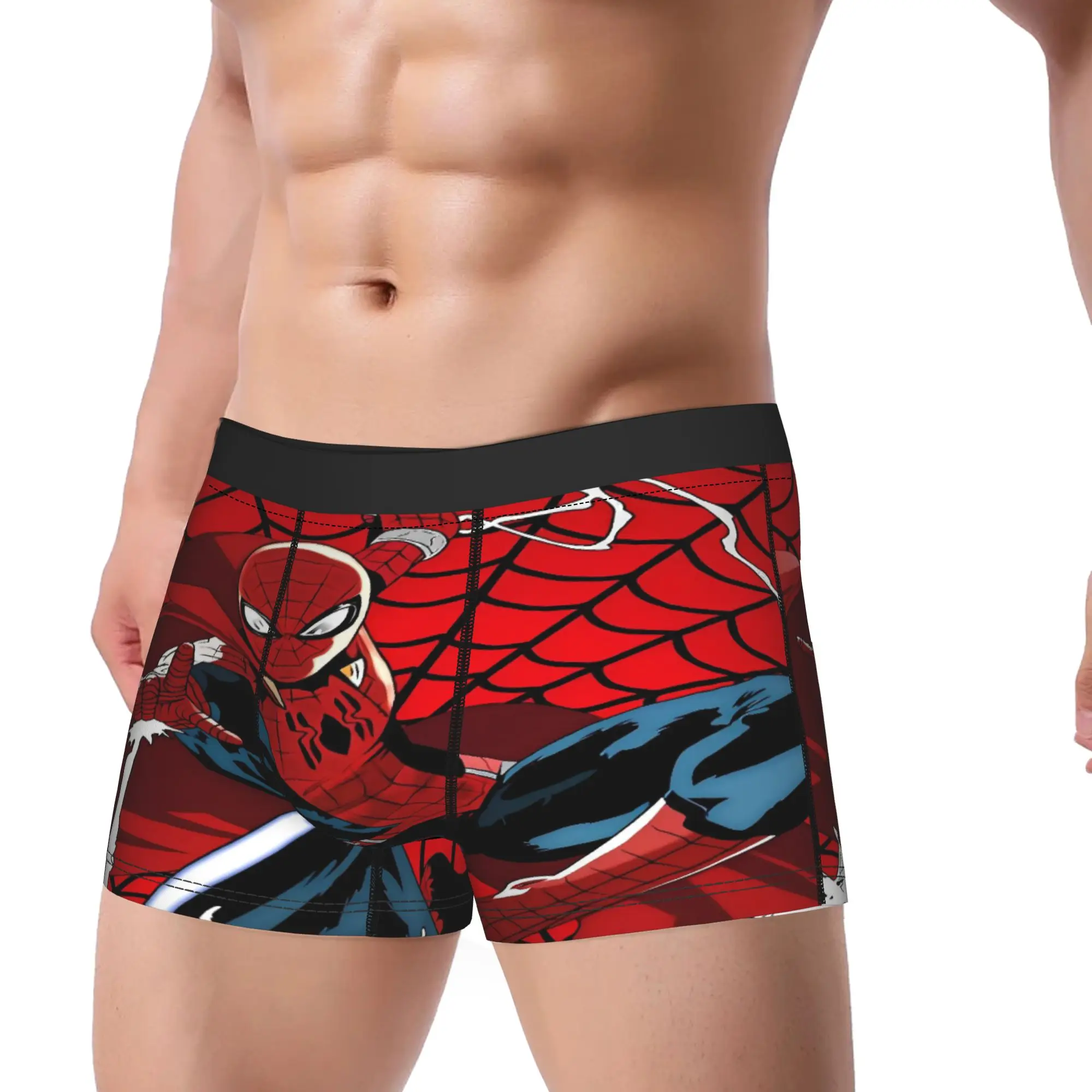 S-Spiders Heroes Underwear  Men Shorts Briefs Comfortable Boxer Shorts High Quality Custom Plus Size Underpants
