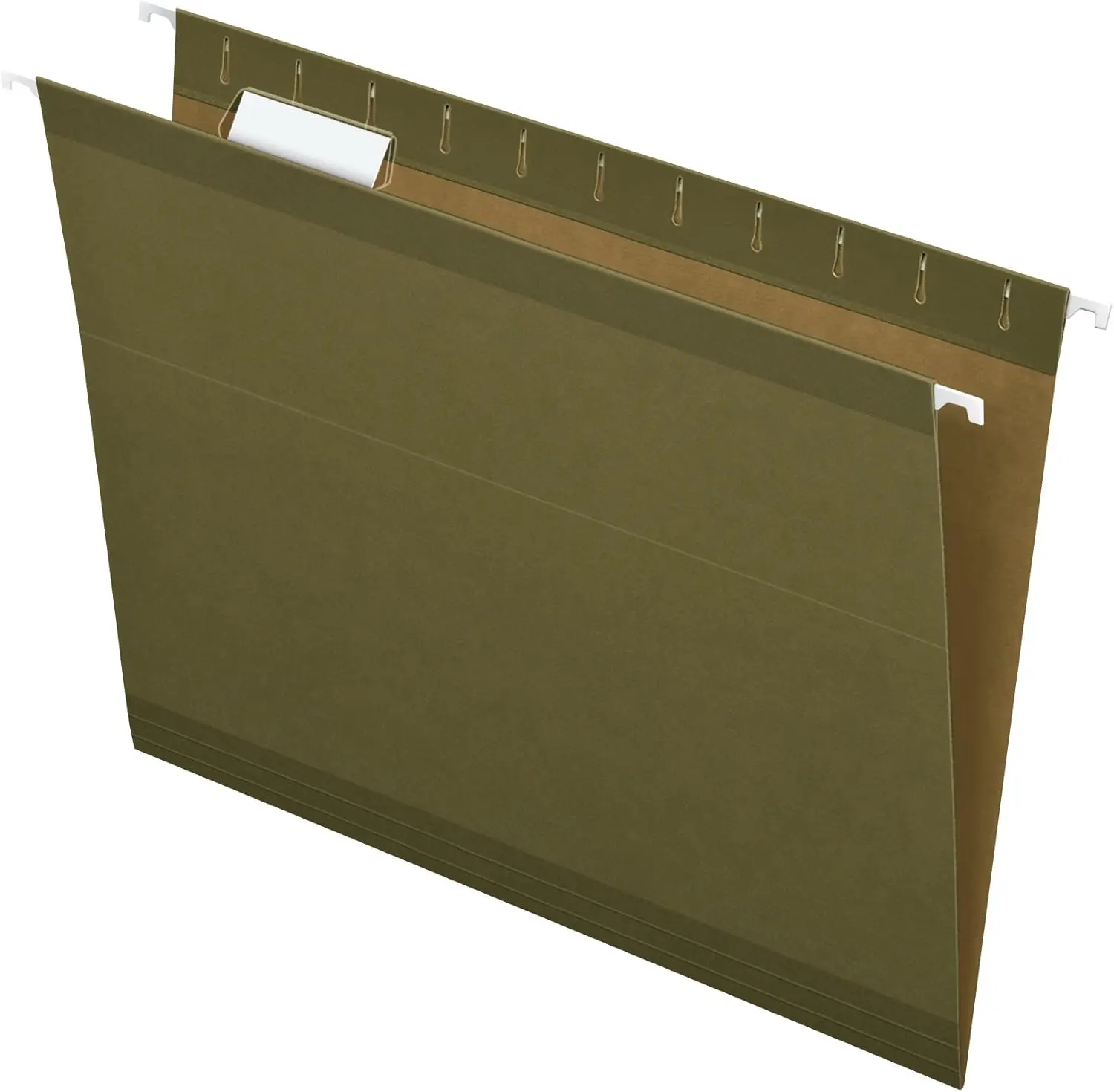 

Reinforced Hanging Folders, Letter Size, Green, 1/5 Cut with Tabs and Inserts, 25 per Box