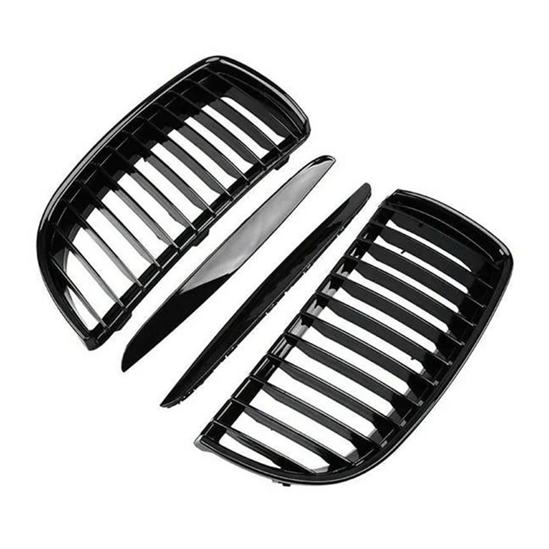 

Car Front Bumper Grille Single Line Grille Grille Modified Grille For BMW 3 Series E90 E91 2005-2009-ABQF