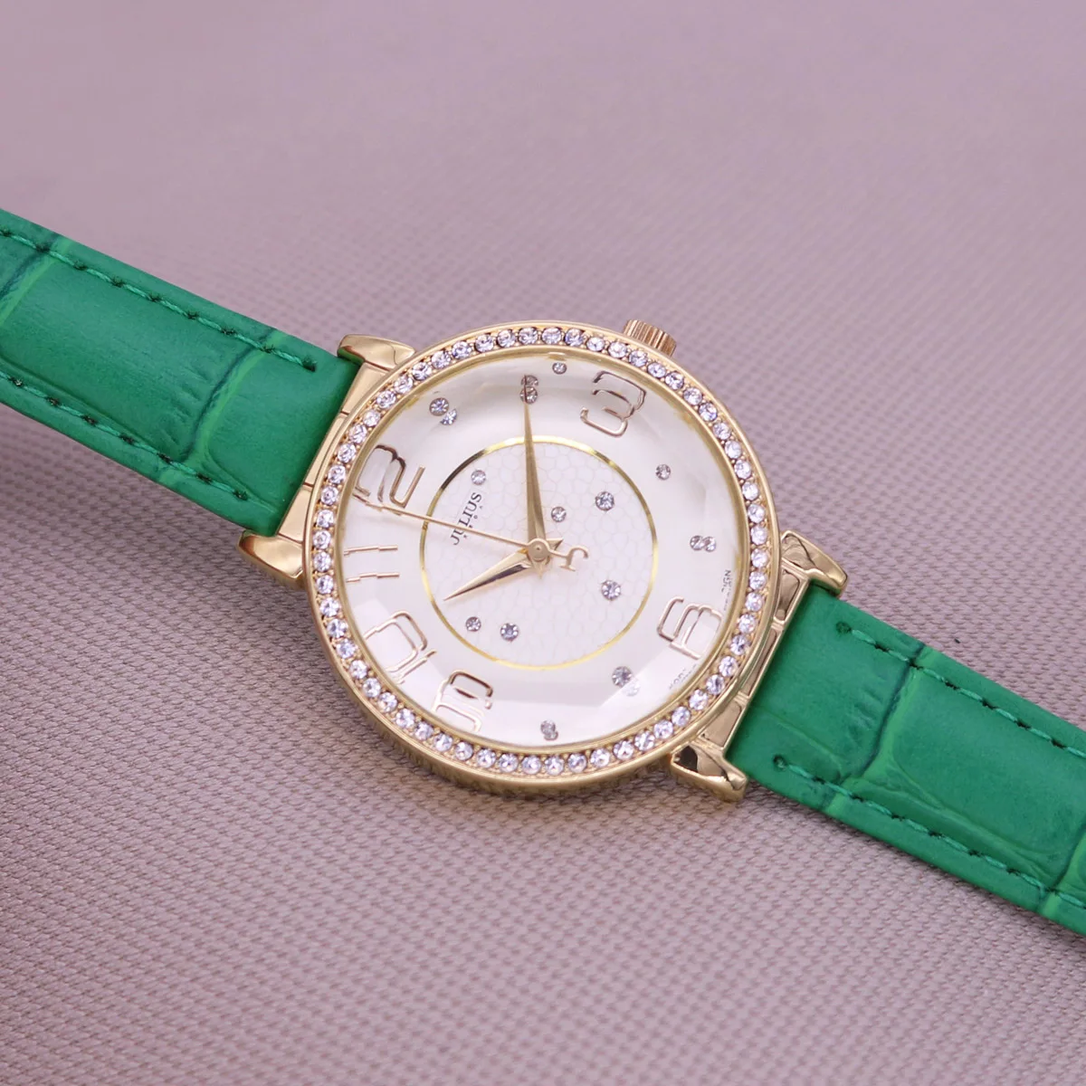 

Women's Watch Japan Quartz Hours Simple Fine Fashion Dress Bracelet Leather Girl Gift Julius No Box