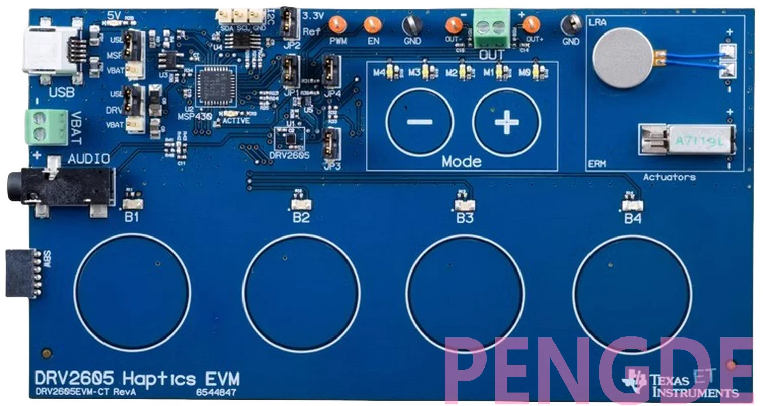 DRV2667EVM-CT Piezoelectric haptic driver with boost digital front end and internal waveform memory