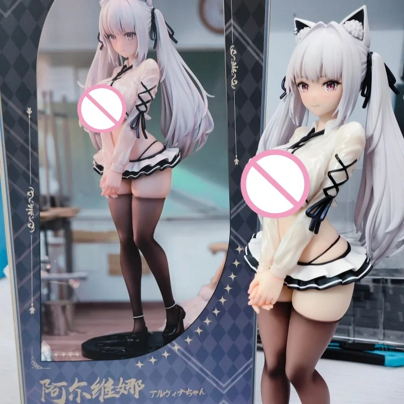 

Горячий оригинальный Siki Anim Alvina-Chan Wet Ver. 1/7 ПВХ фигурку аниме модель игрушки коллекция кукла подарочная игрушка